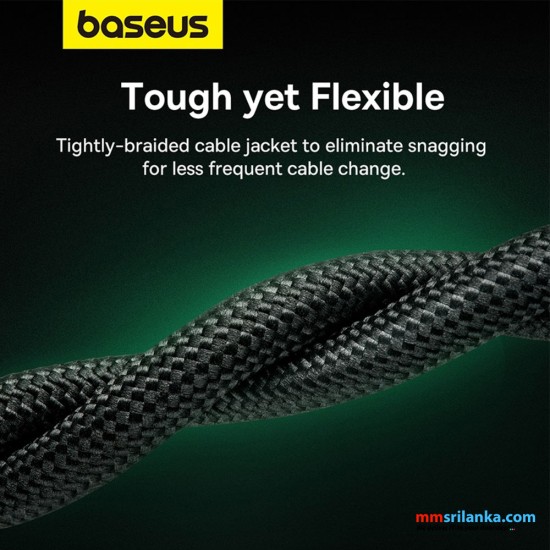 Baseus 1.5Meter High Speed CAT8 40Gigabit Ethernet Nylon Braided Cable (6M)